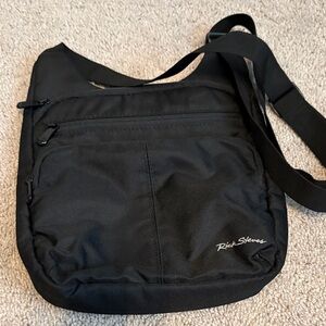 Black Crossbody Messenger Bag